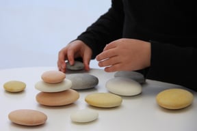 Natural Sorting Stones for Loose Parts