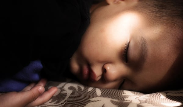 Child sleeping. Sleep is important for brain development