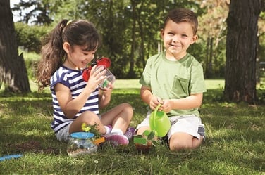 children playing outdoors